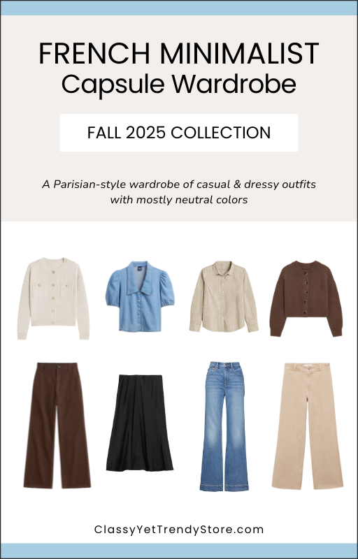 The French Minimalist Capsule Wardrobe - Fall 2025 Collection
