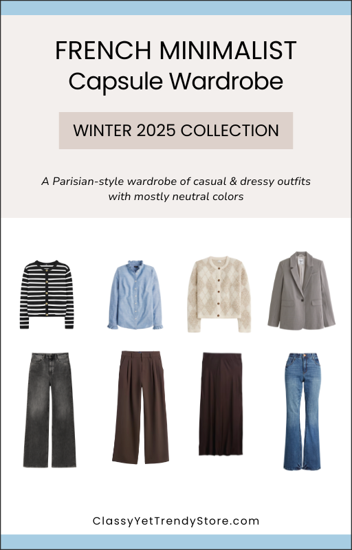 The French Minimalist Capsule Wardrobe - Winter 2025 Collection