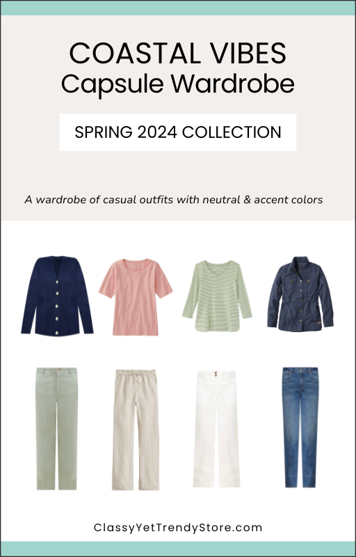 The Coastal Vibes Capsule Wardrobe - Spring 2024 Collection
