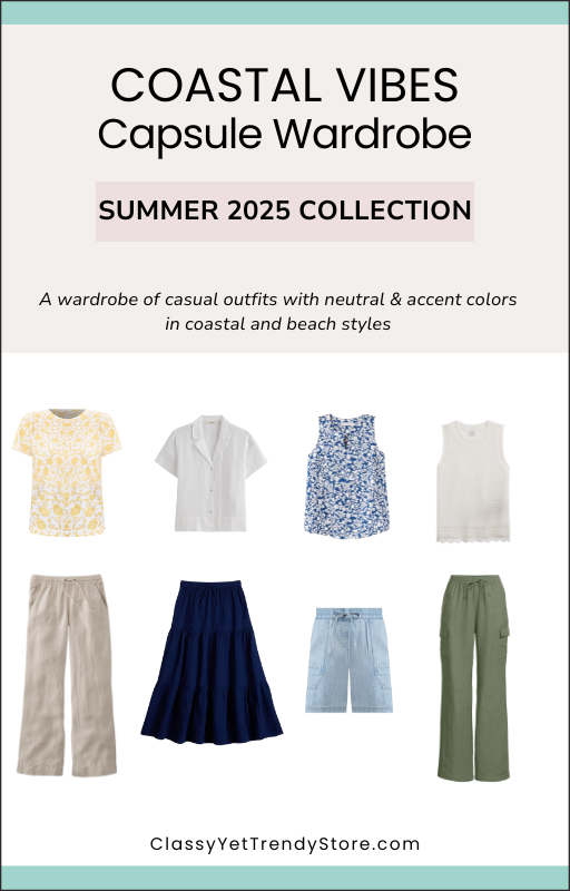 The Coastal Vibes Capsule Wardrobe - Summer 2025 Collection