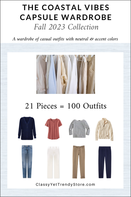 The Coastal Vibes Capsule Wardrobe - Fall 2023 Collection