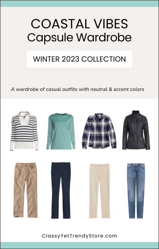 The Coastal Vibes Capsule Wardrobe - Winter 2023 Collection