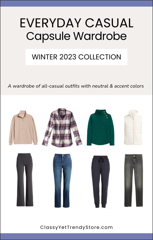 The Everyday Casual Capsule Wardrobe - Winter 2023 Collection