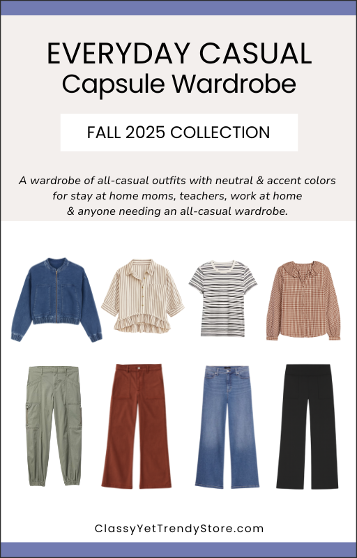 The Everyday Casual Capsule Wardrobe - Fall 2025 Collection