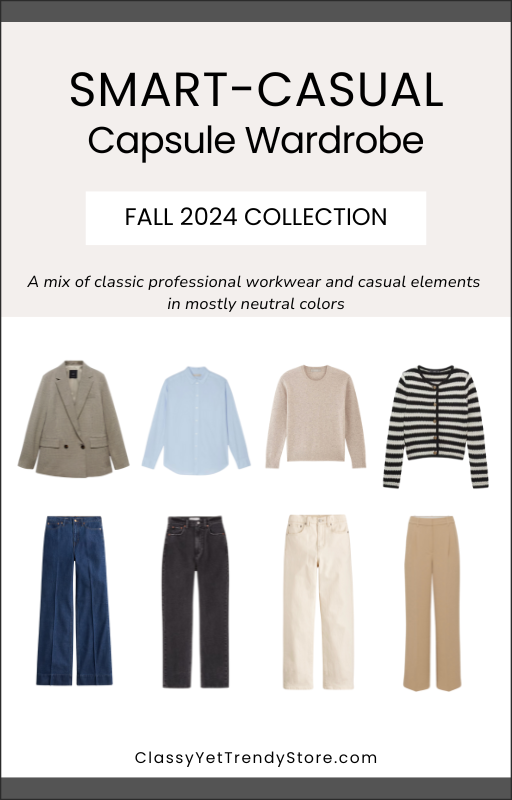 The Smart-Casual Capsule Wardrobe Fall 2024 Collection
