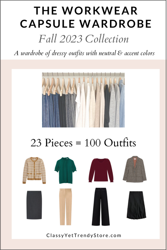 The Workwear Capsule Wardrobe - Fall 2023 Collection