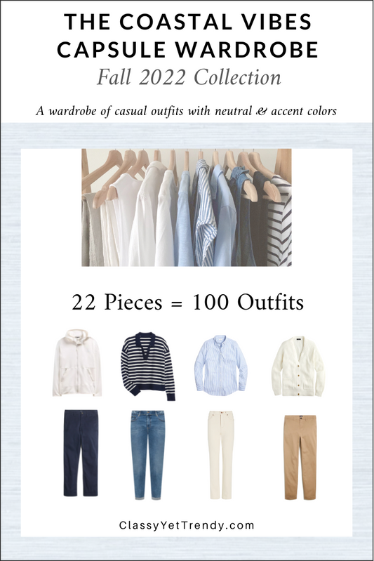 The Coastal Vibes Capsule Wardrobe - Fall 2022 Collection