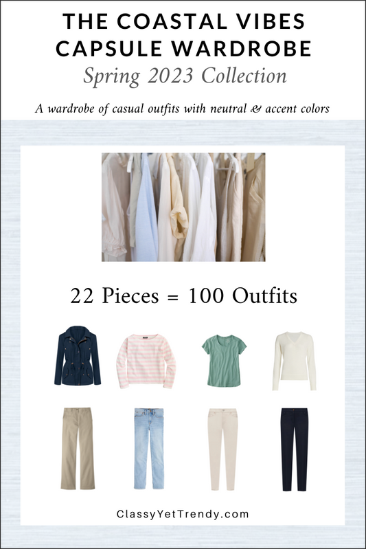 The Coastal Vibes Capsule Wardrobe - Spring 2023 Collection