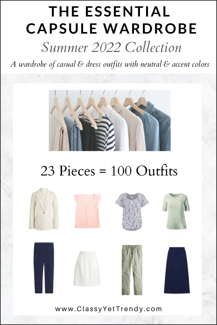 The Essential Capsule Wardrobe Summer 2022 Collection