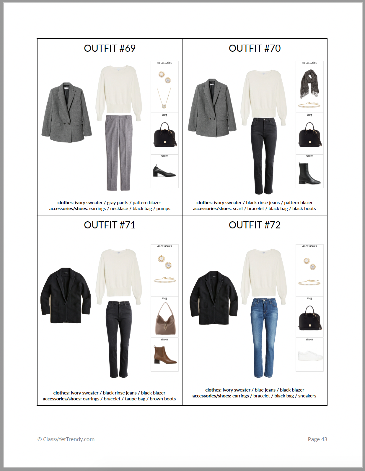 The French Minimalist Capsule Wardrobe - Winter 2022 Collection