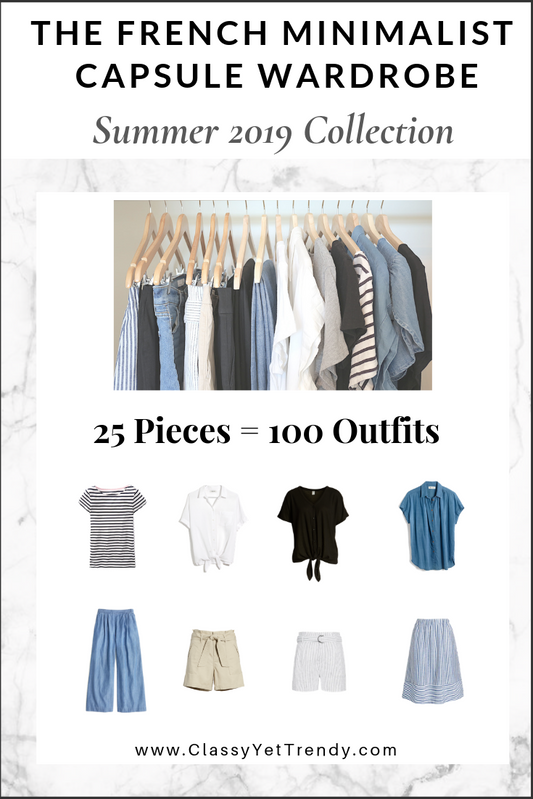 The French Minimalist Capsule Wardrobe – Summer 2019