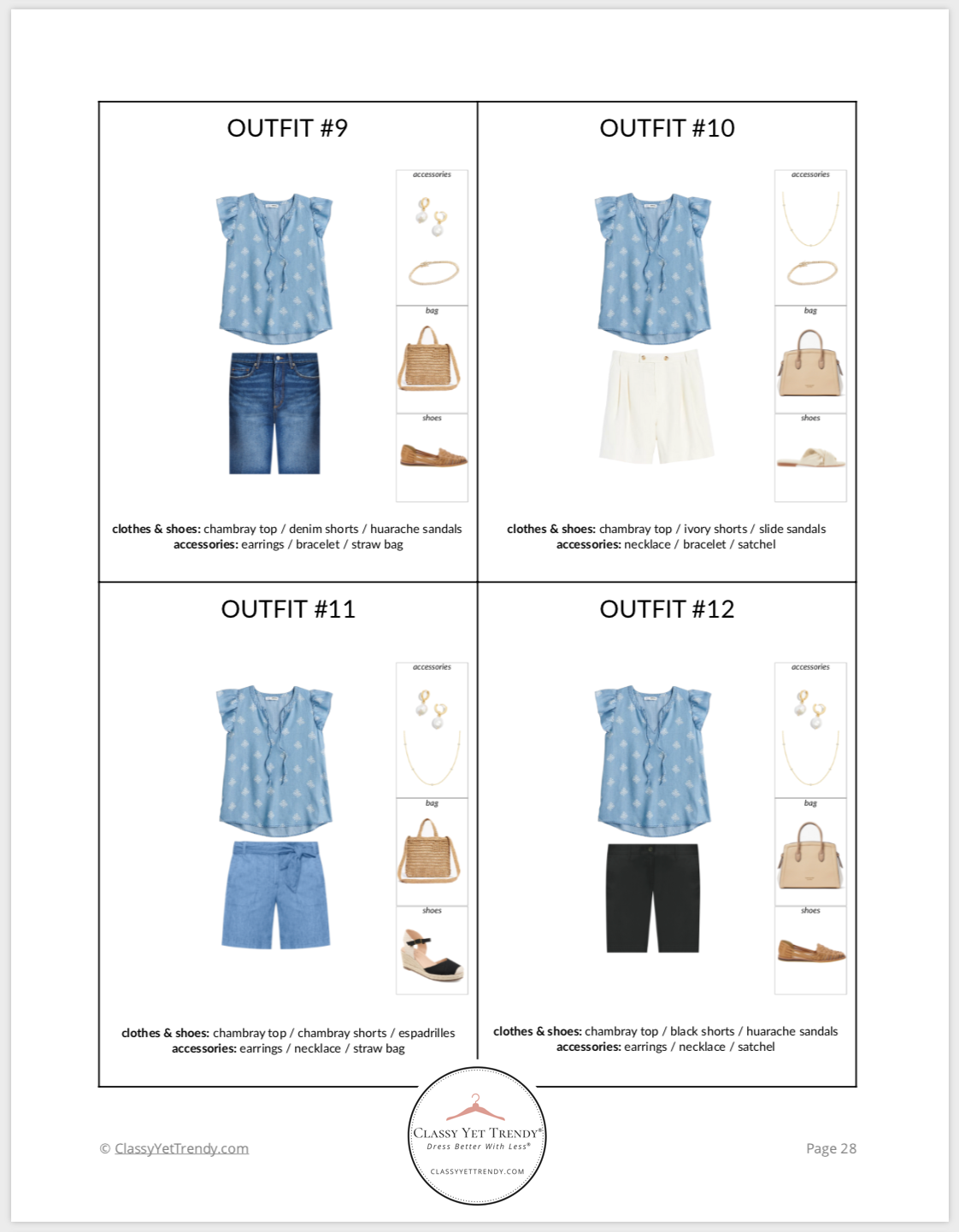 The French Minimalist Capsule Wardrobe - Summer 2022 Collection