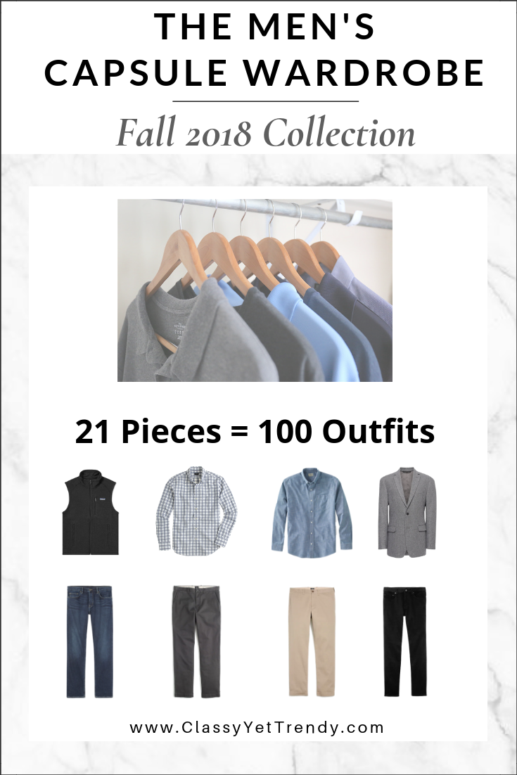 The Mens Capsule Wardrobe Fall 2018 Collection