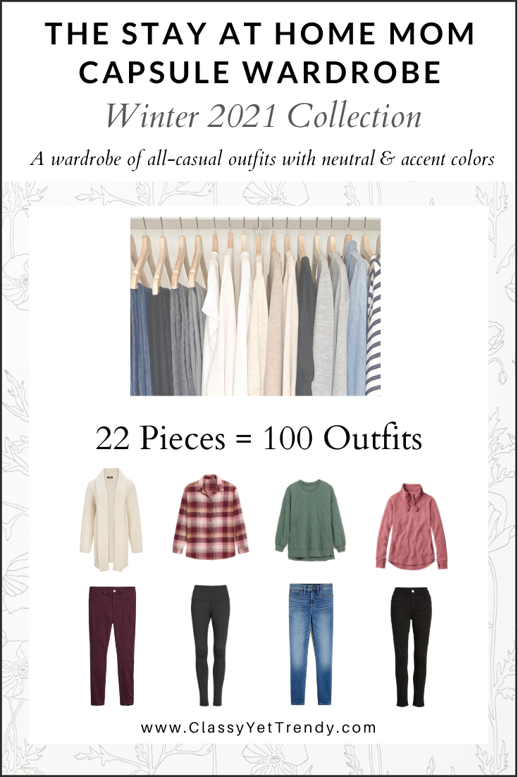 The Stay At Home Mom Capsule Wardrobe - Winter 2021 Collection