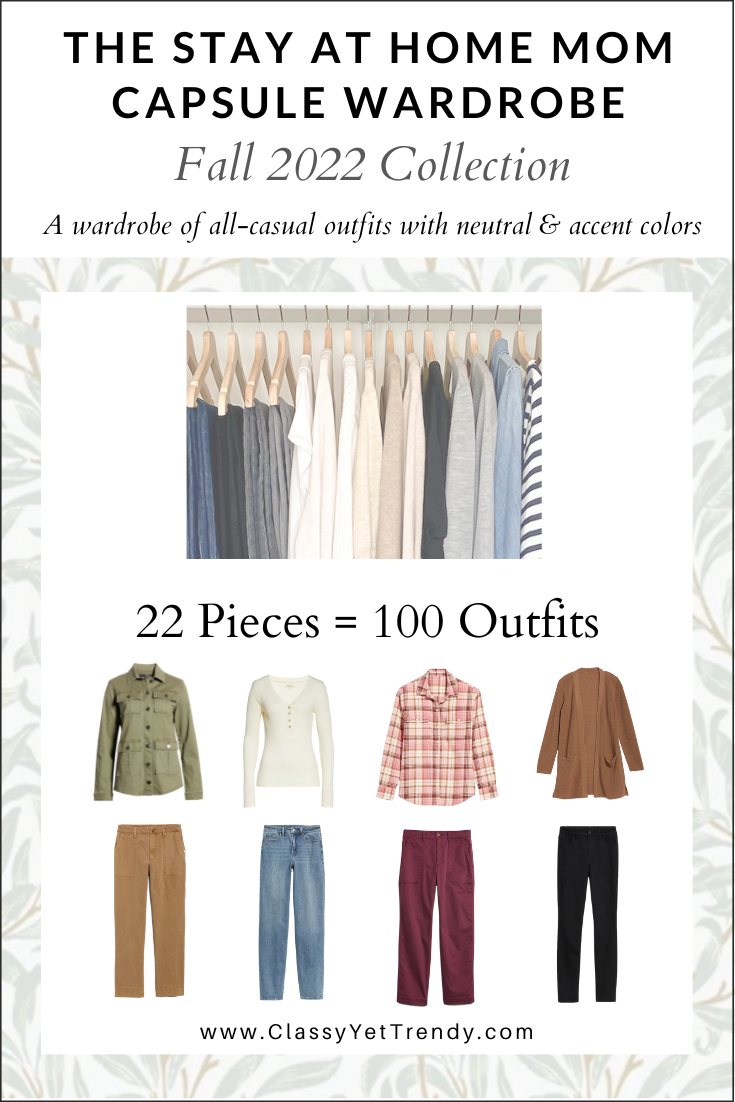 The Stay At Home Mom Capsule Wardrobe Fall 2022 Collection