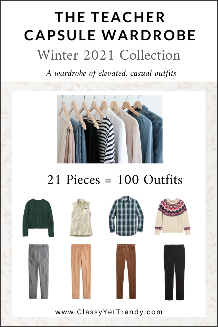 The Teacher Capsule Wardrobe Winter 2021 Collection