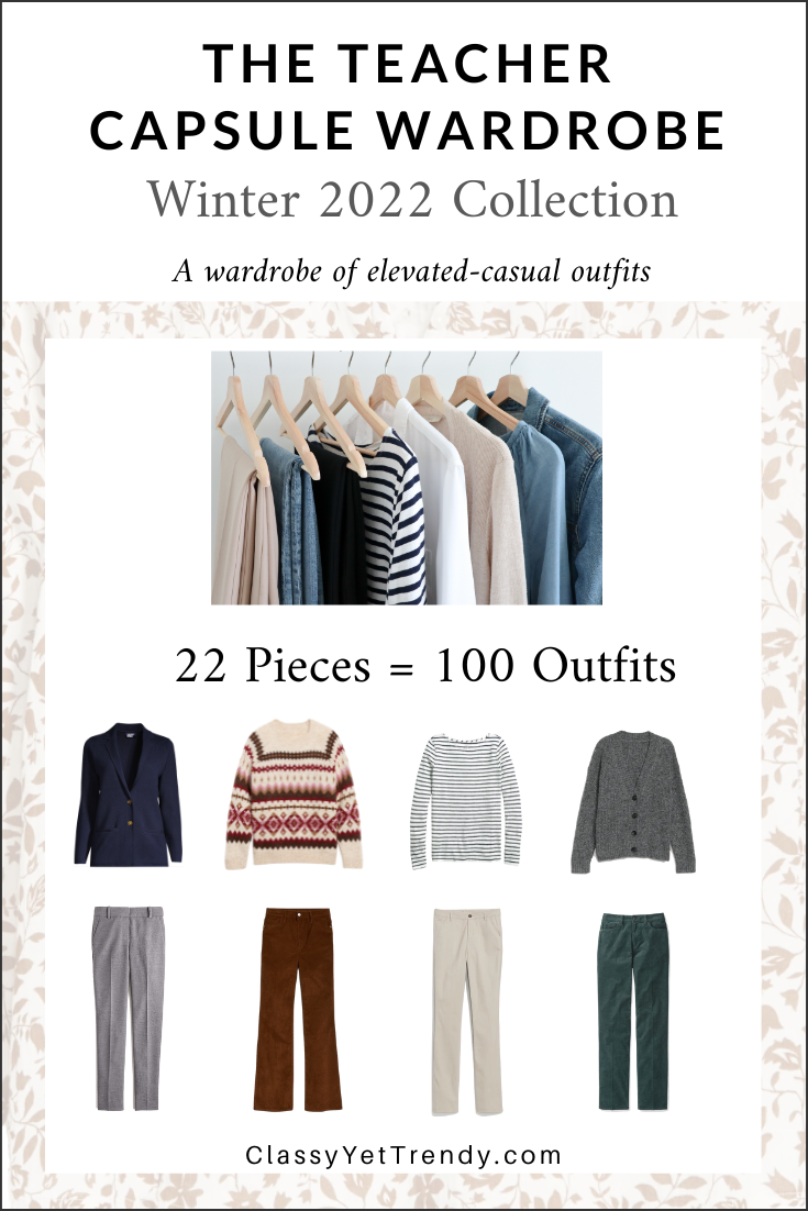 The Teacher Capsule Wardrobe Winter 2022 Collection