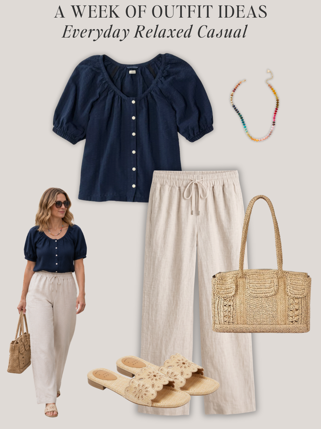 The Everyday Relaxed Casual Capsule Wardrobe - Summer 2026 Collection (20% off Limited Time)