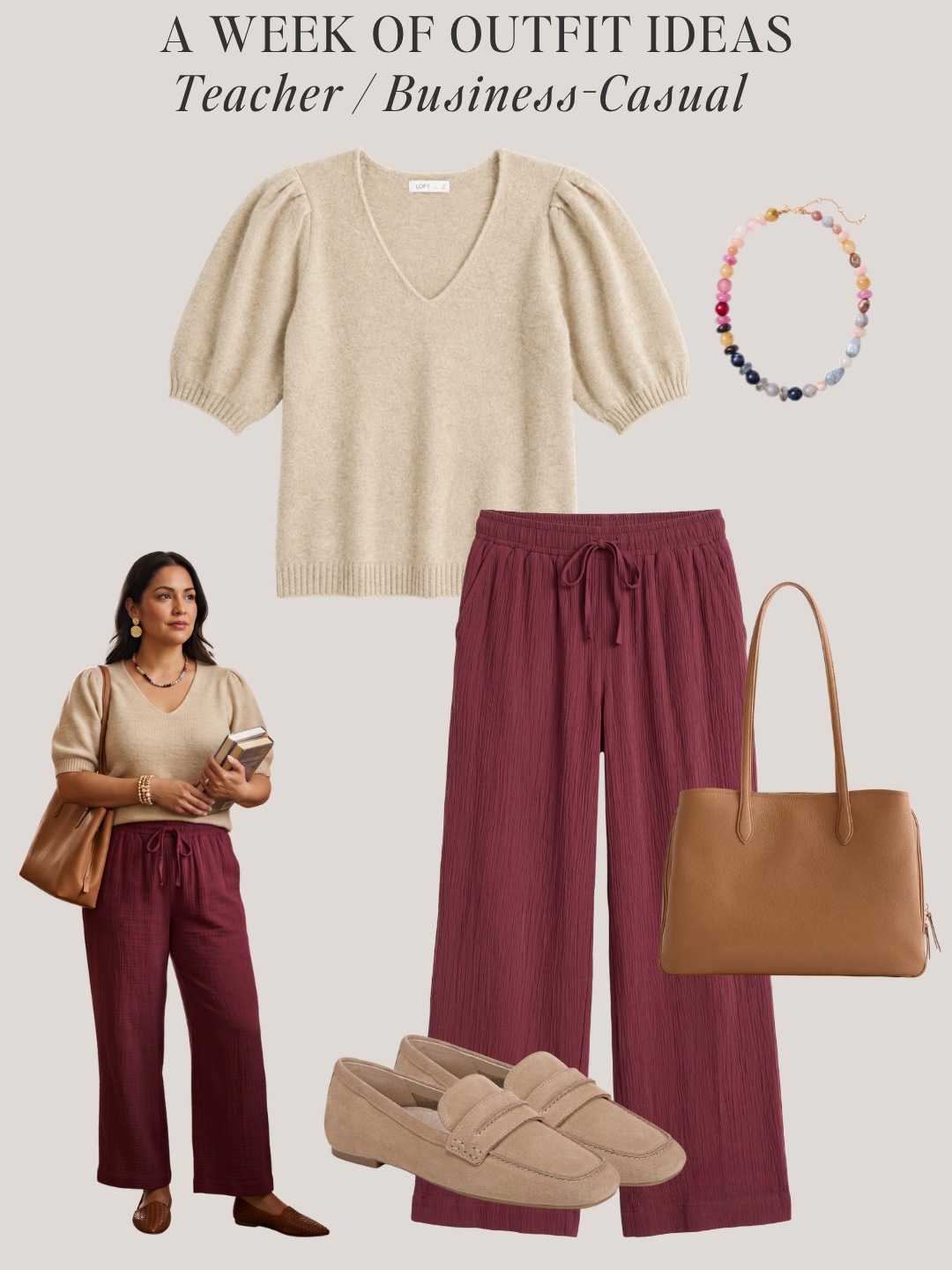 The Teacher / Business-Casual Capsule Wardrobe - Fall 2026 Collection