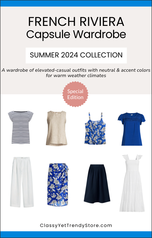 The French Riviera Capsule Wardrobe - Summer 2024 Collection