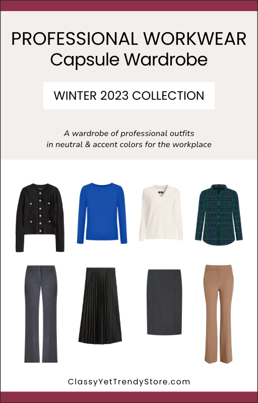 The Professional Workwear Capsule Wardrobe - Winter 2023 Collection
