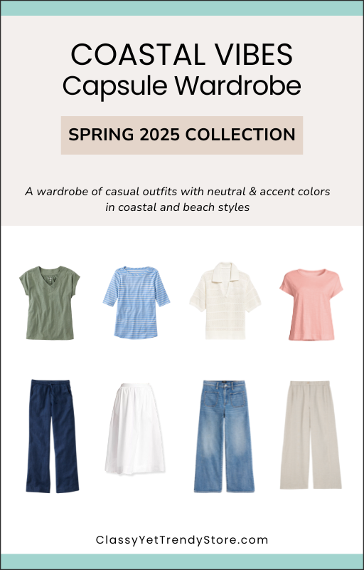 The Coastal Vibes Capsule Wardrobe - Spring 2025 Collection