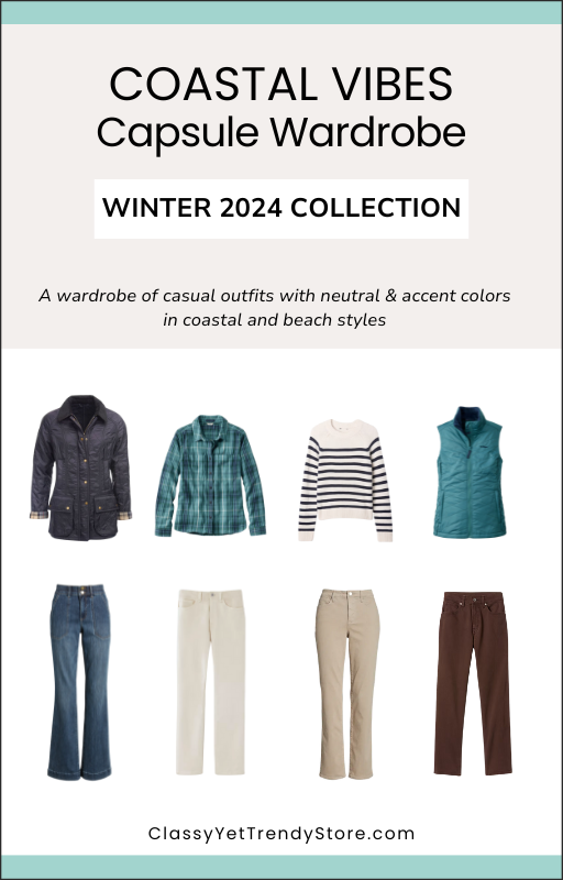 The Coastal Vibes Capsule Wardrobe - Winter 2024 Collection