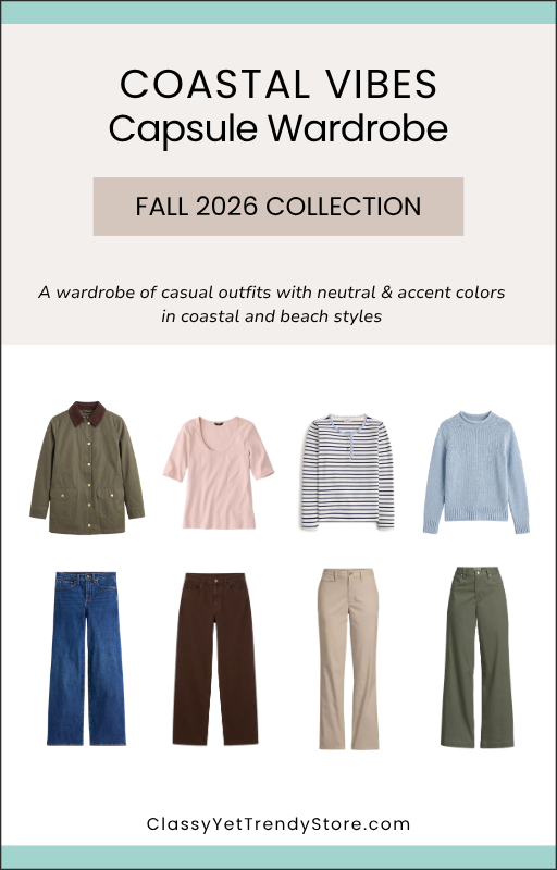 The Coastal Vibes Capsule Wardrobe - Fall 2026 Collection