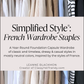 Simplified Style - French Wardrobe Staples Year-Round Capsule Wardrobe