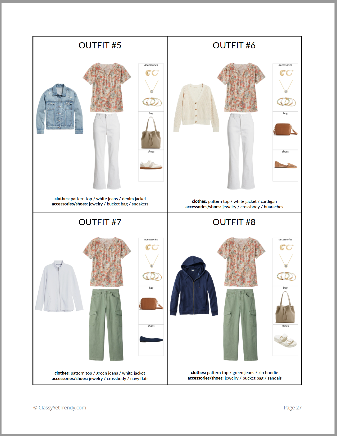 The Everyday Casual Capsule Wardrobe - Spring 2024 Collection