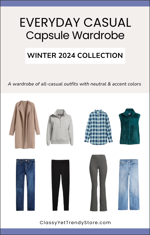 The Everyday Casual Capsule Wardrobe - Winter 2024 Collection