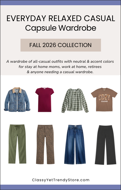 The Everyday Relaxed Casual Capsule Wardrobe - Fall 2026 Collection (20% Off Limited Time Sale)