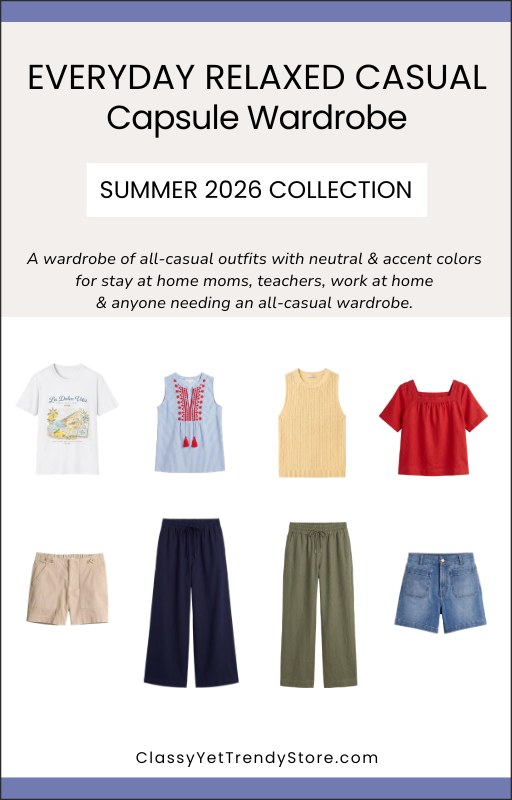 The Everyday Relaxed Casual Capsule Wardrobe - Summer 2026 Collection (20% off Limited Time)