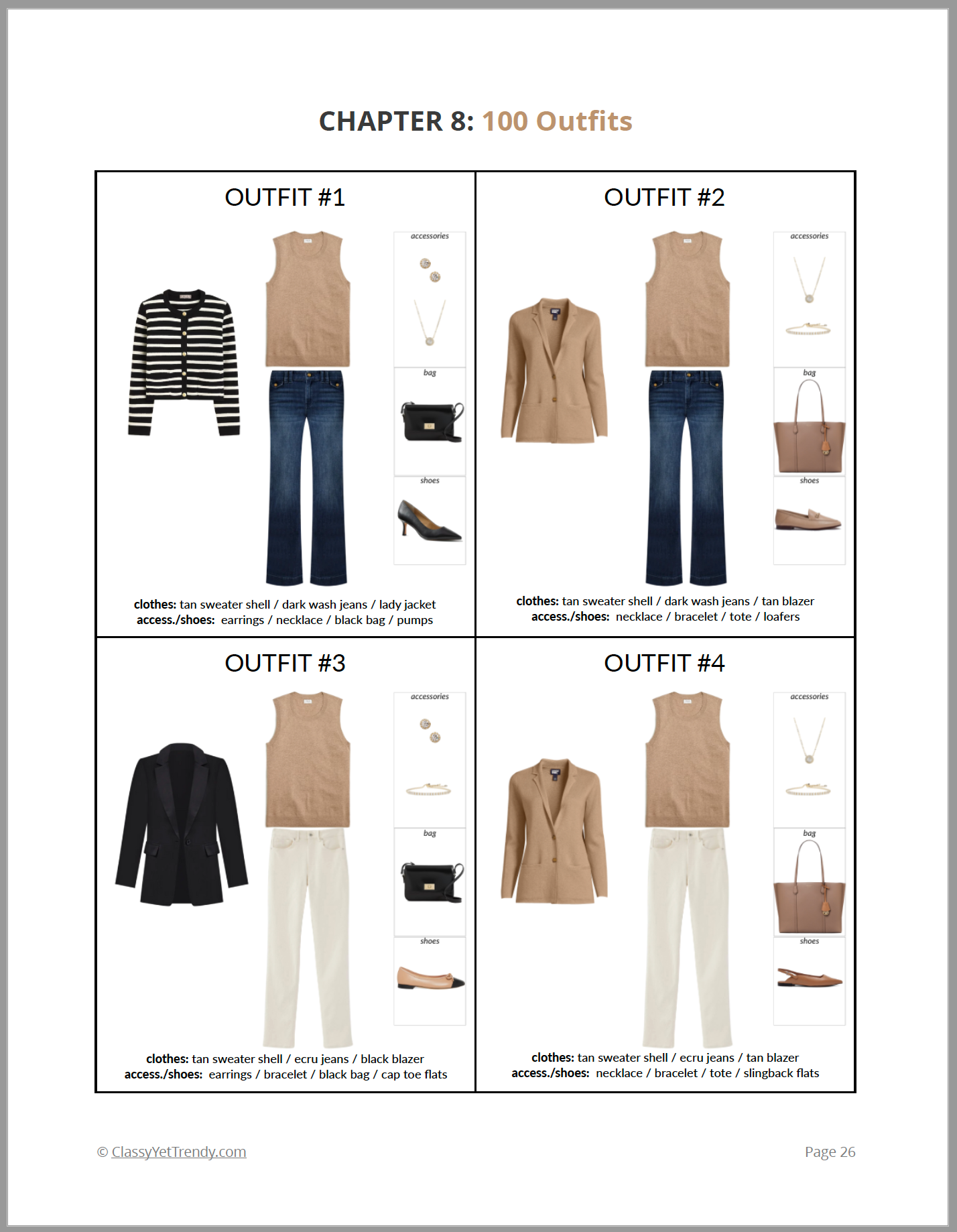 The French Minimalist Capsule Wardrobe - Fall 2023 Collection –  ClassyYetTrendy