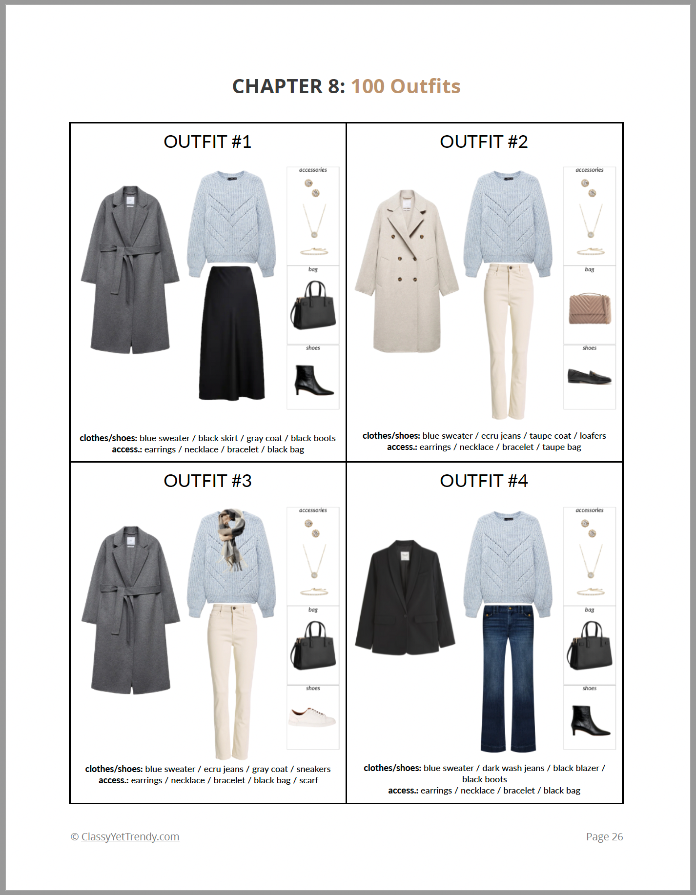 The French Minimalist Capsule Wardrobe - Winter 2023 Collection –  ClassyYetTrendy