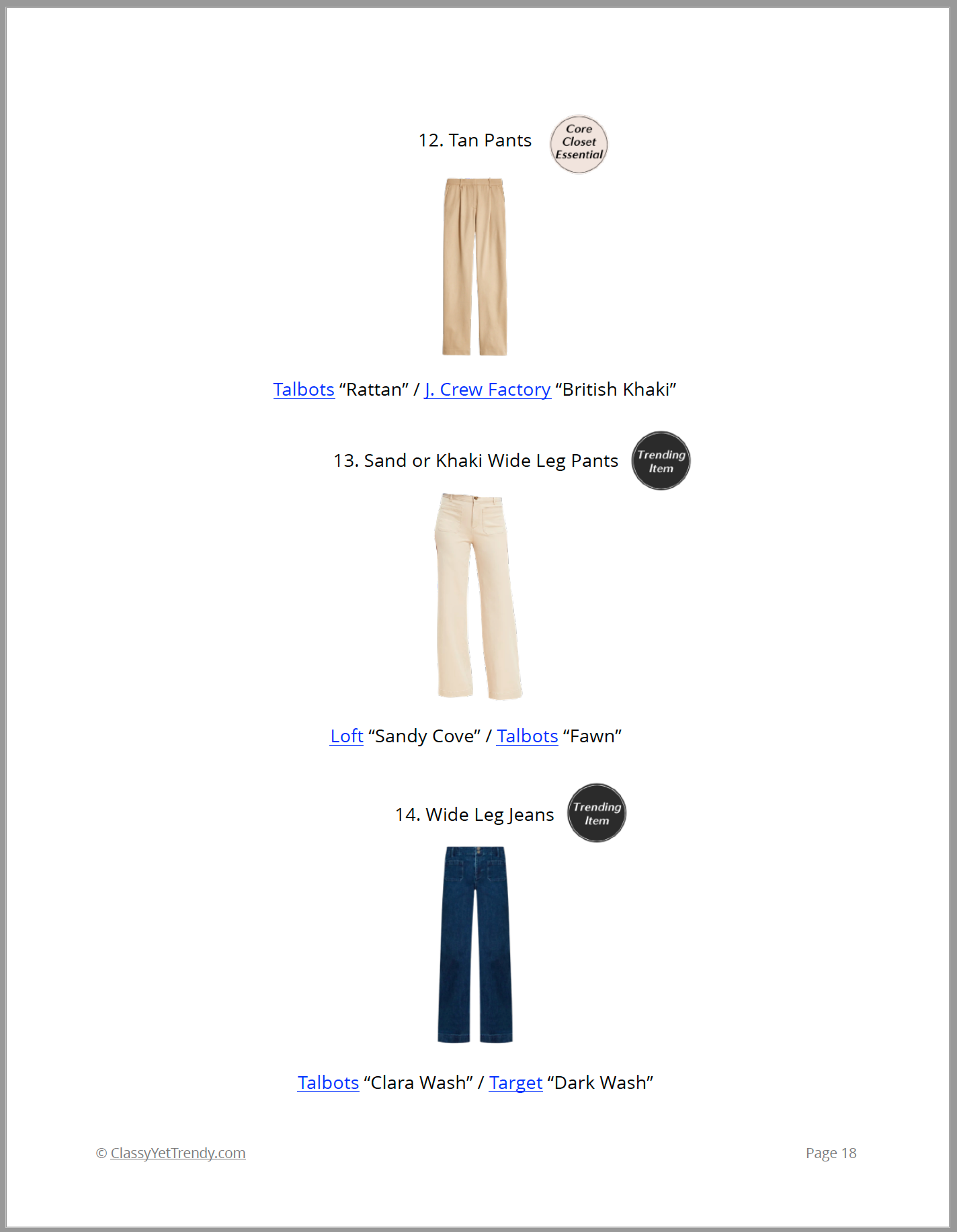 The French Minimalist Capsule Wardrobe - Spring 2024 Collection ...