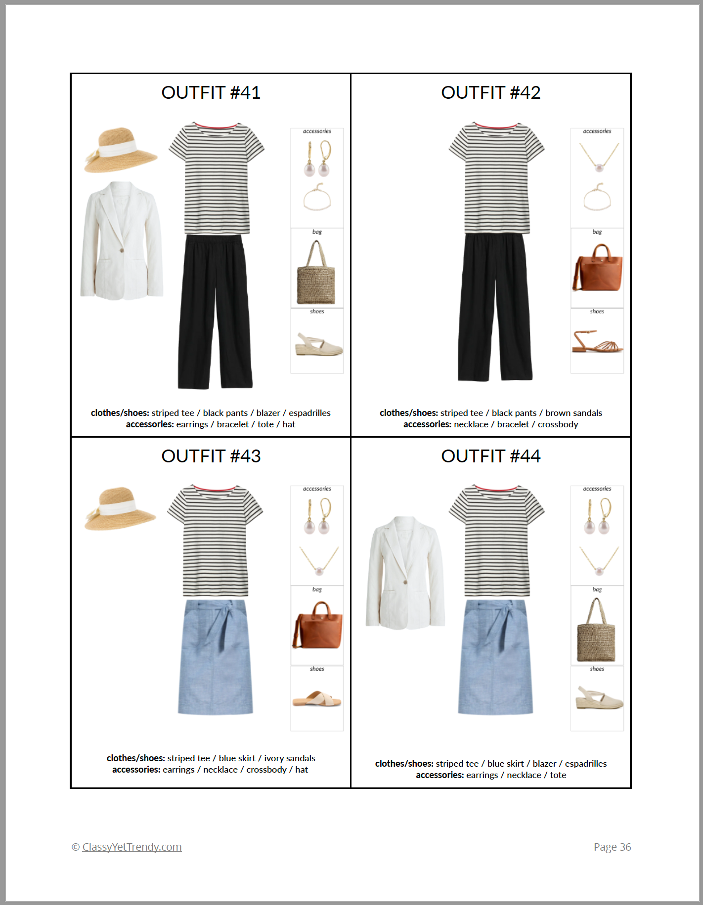 The French Minimalist Capsule Wardrobe - Summer 2023 Collection –  ClassyYetTrendy