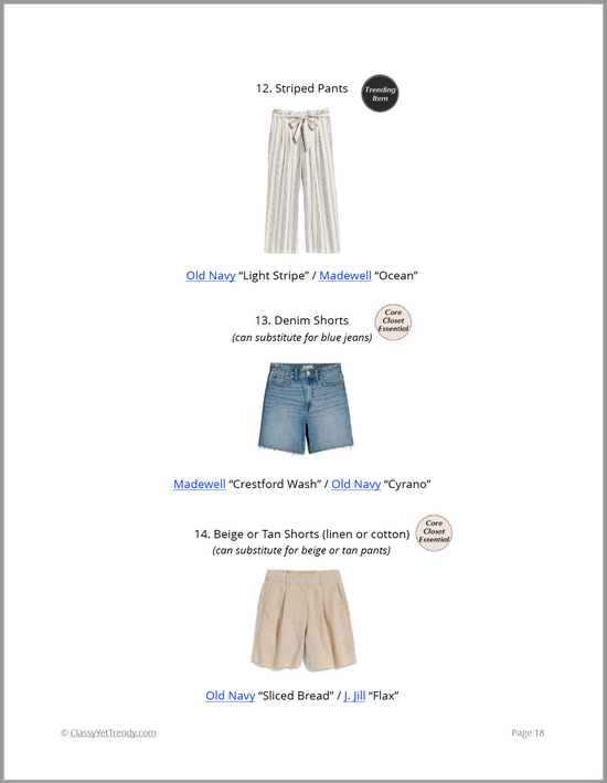 The French Minimalist Capsule Wardrobe - Summer 2023 Collection ...