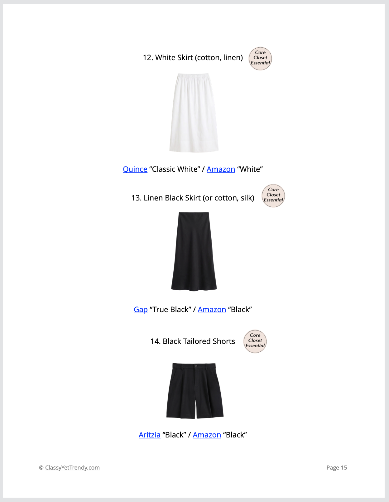 The Minimal Chic Capsule Wardrobe - Summer 2026 Collection