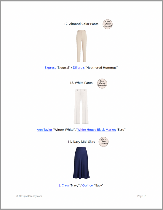 The Professional Workwear Capsule Wardrobe - Spring 2024 Collection ...