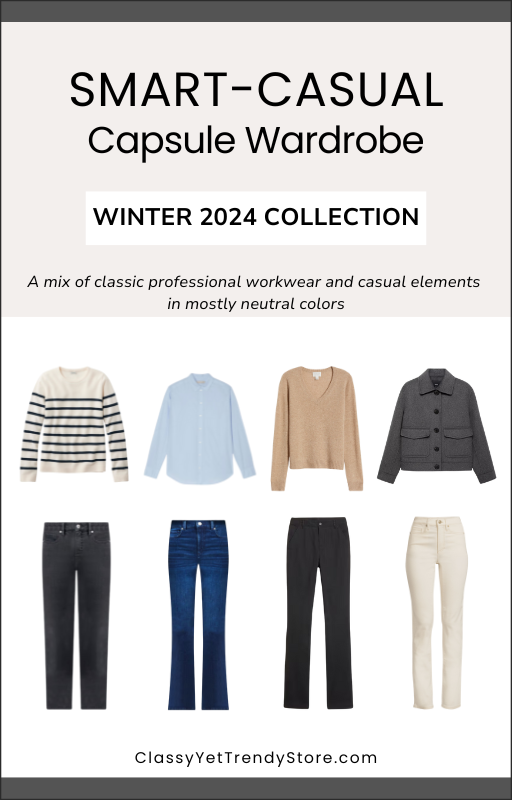 The Smart-Casual Capsule Wardrobe - Winter 2024 Collection