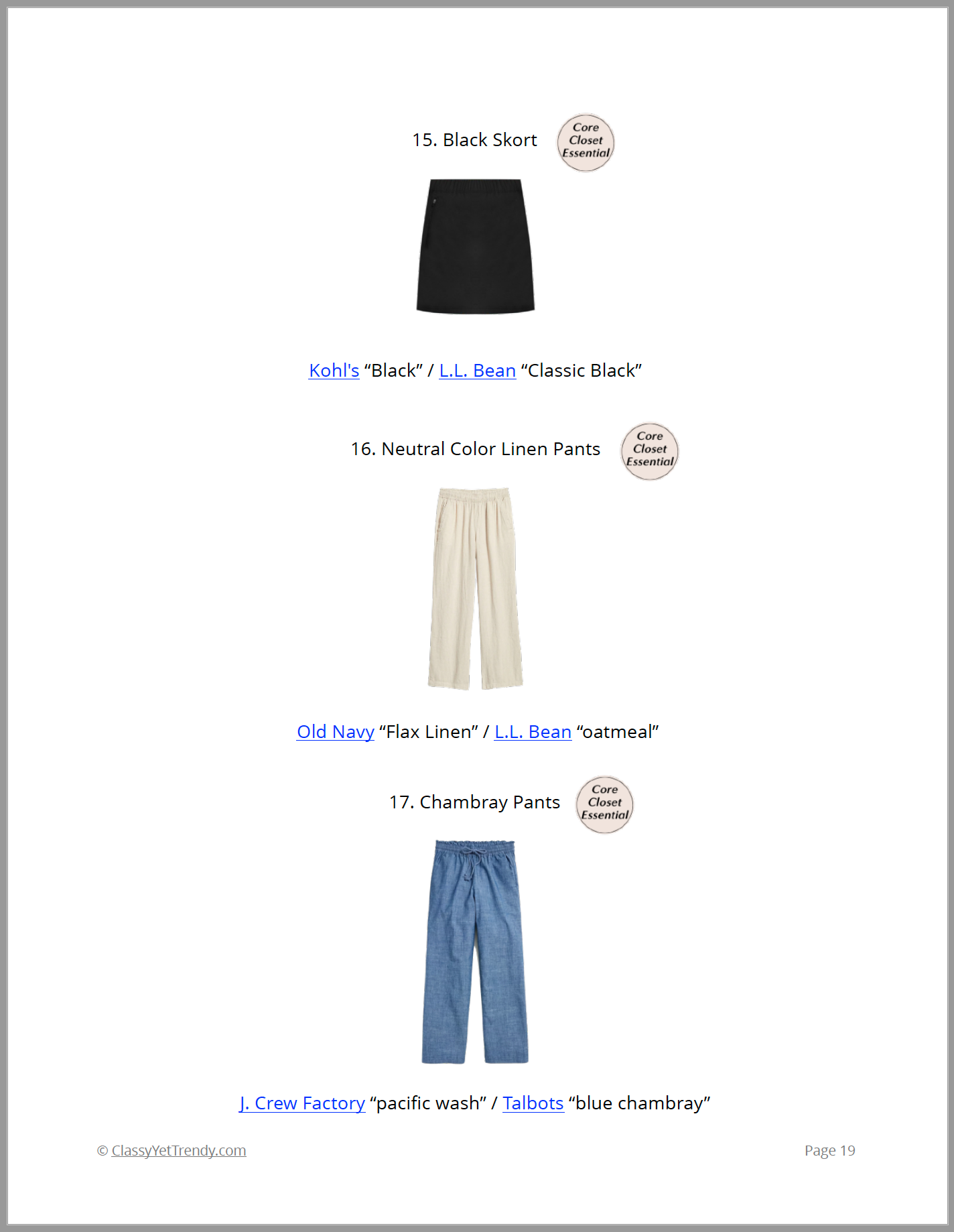 The Workwear Capsule Wardrobe - Summer 2023 Collection