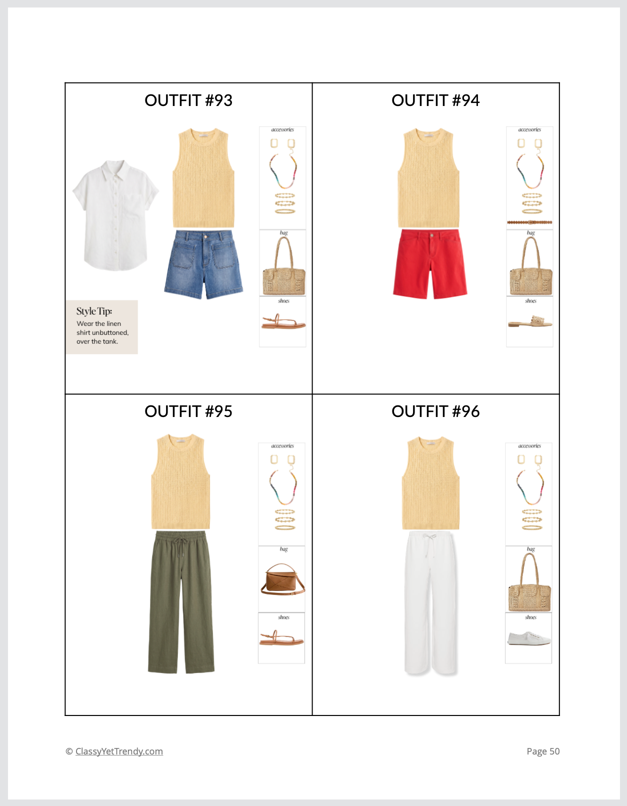 The Everyday Relaxed Casual Capsule Wardrobe - Summer 2026 Collection (20% off Limited Time)