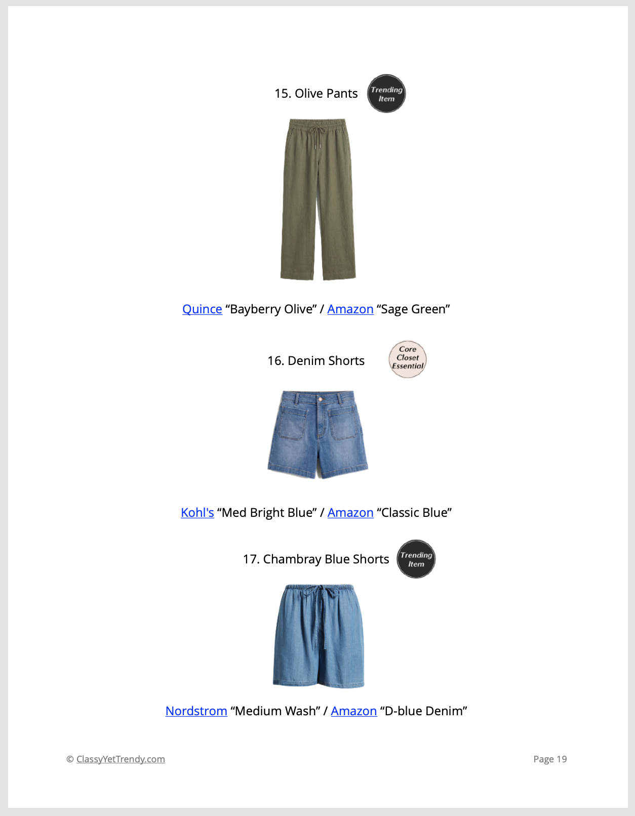 The Everyday Relaxed Casual Capsule Wardrobe - Summer 2026 Collection (20% off Limited Time)