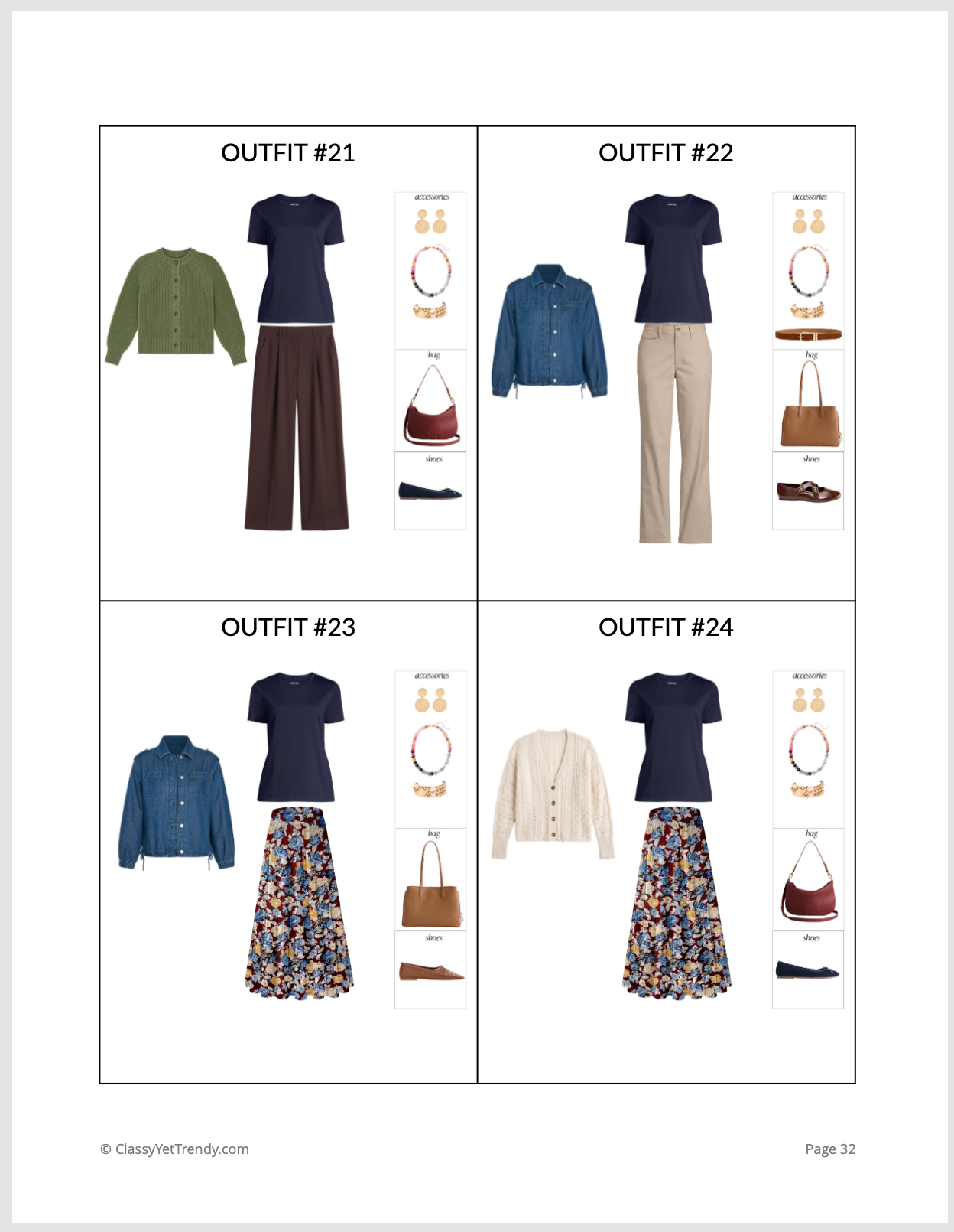 The Teacher / Business-Casual Capsule Wardrobe - Fall 2026 Collection (20% Off Limited Time!)
