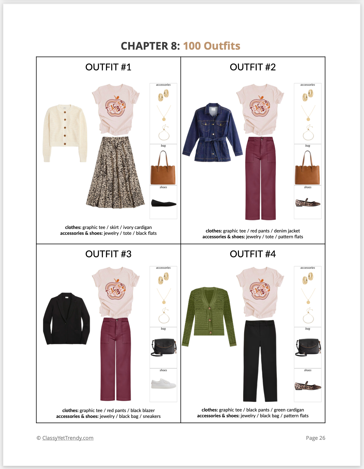 The Teacher Capsule Wardrobe - Fall 2024 Collection