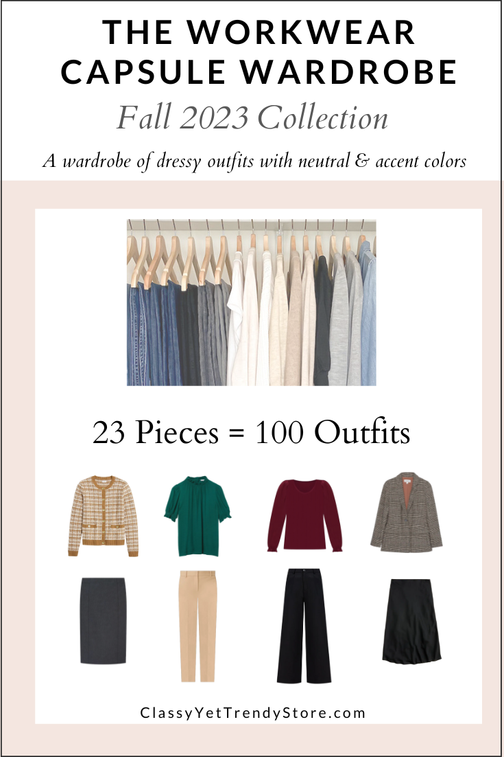 The Workwear Capsule Wardrobe - Fall 2023 Collection