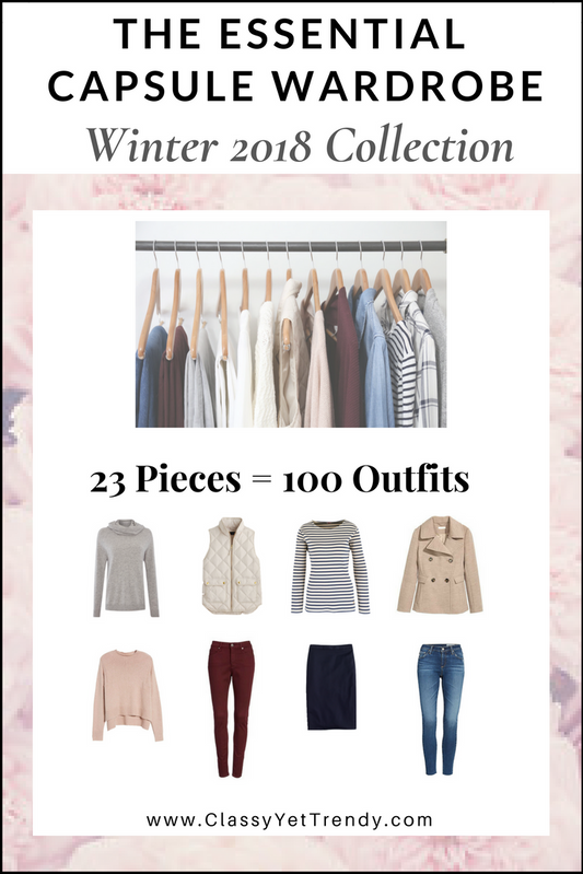The Essential Capsule Wardrobe: Winter 2018 Collection