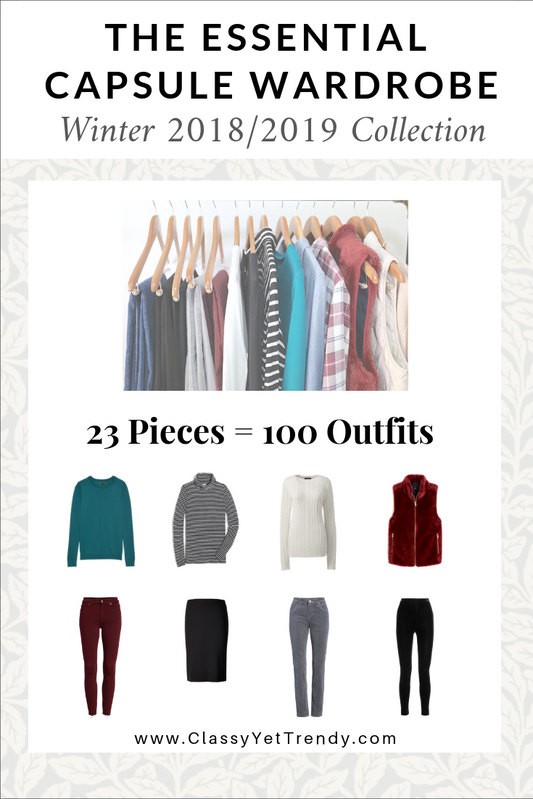 The Essential Capsule Wardrobe - Winter 2018-2019 Collection