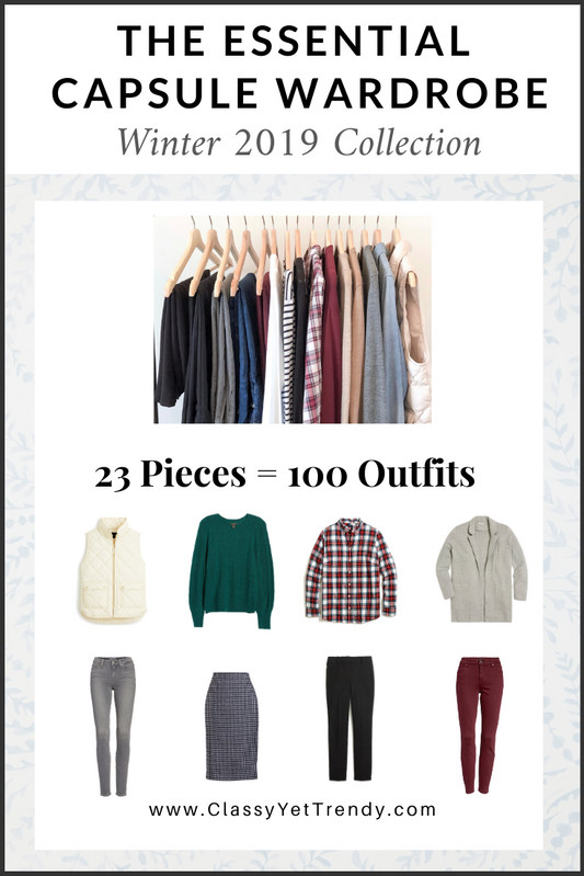 The Essential Capsule Wardrobe – Winter 2019